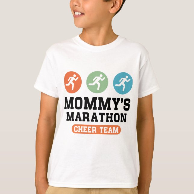 Mummy's Marathon Cheer Team T-Shirt (Front)
