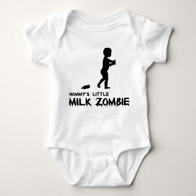 Mummy's Milk Zombie Baby Bodysuit (Front)