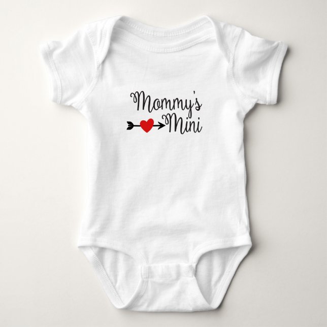 Mummy's Mini Baby Bodysuit (Front)
