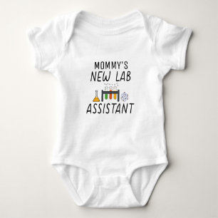 Mummy's New Lab Assistant Doctor Mum Baby Bodysuit