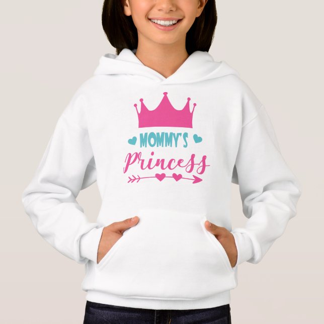 Mummy's Princess, Little Princess, Crown, Hearts (Front)