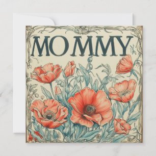 Mummy's Radiance: Cherished Moments Holiday Card