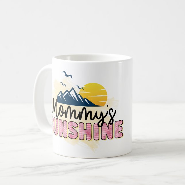 Mummy's Shine Coffee Mug (Front Left)