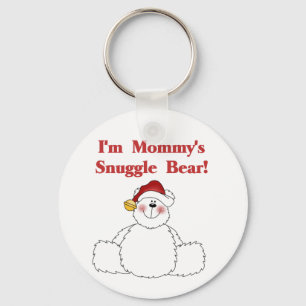 Mummy's Snuggle Bear T-shirts and Gifts Key Ring