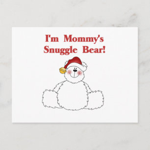 Mummy's Snuggle Bear T-shirts and Gifts Postcard