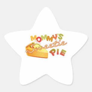 Mummy's Sweetie Pie Star Sticker