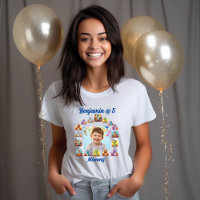 Mummy's T shirt Kids Birthday Baby Dinosaur Theme