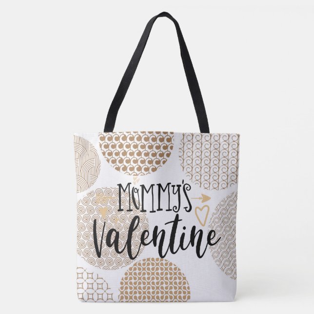 Mummy's Valentine Designer Tote Bag (Front)