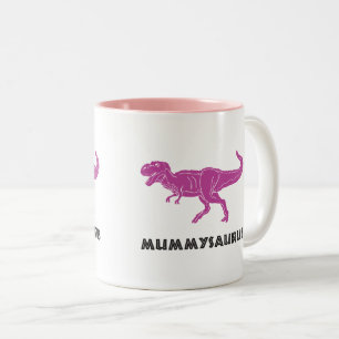 MUMMYSAURUS T-rex dinosaur cup mug for mummy, mum