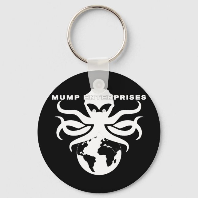 Mump Enterprises [white Iteration]  Key Ring (Front)
