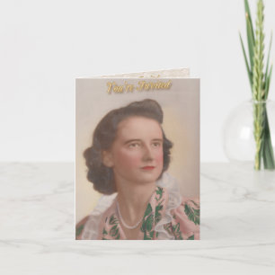 Mum's 90th Birthday Invitation