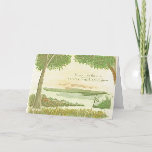 Mum's are like the sun... card (Front)