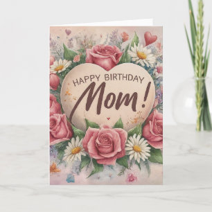 Mum's Birthday Thank You Card