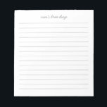 Mum's Brain Dump List Notepad<br><div class="desc">Customise with your title and adjust the lines' colour,  weight,  position as desired. transfer to any product</div>