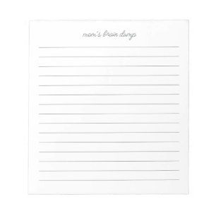 Mum's Brain Dump List Notepad