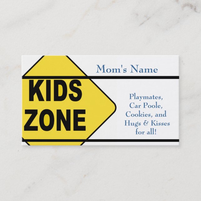 Mum's Calling Card (Front)