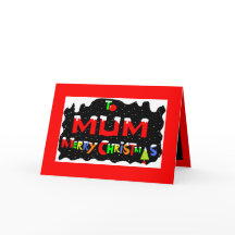 Mums Christmas card