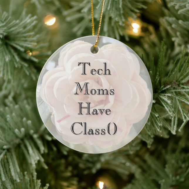 Mum's Classy Tech Vibe Ornament (Tree)
