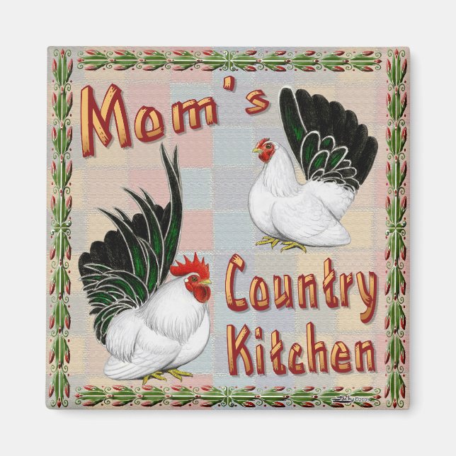 Mum's Country Kitchen Magnet (Front)