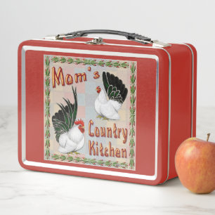 Mum's Country Kitchen Metal Lunch Box