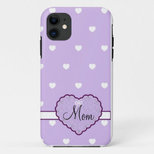 Mum's Custom Heart iPhone 5 Case