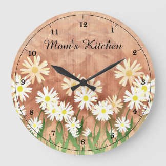 Mum's Daisy Kitchen Clock