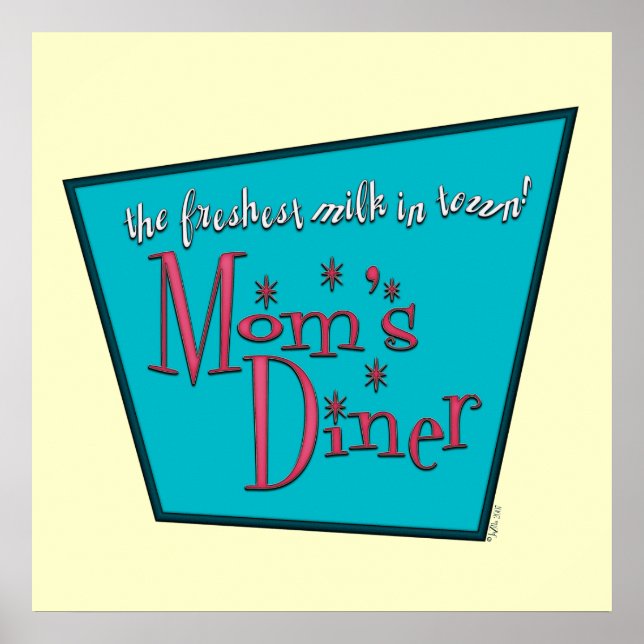 Mum's Diner: Breastfeeding Poster (Front)