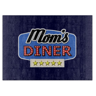 Mum's Diner - Fun Mum Life Kitchen Cutting Board