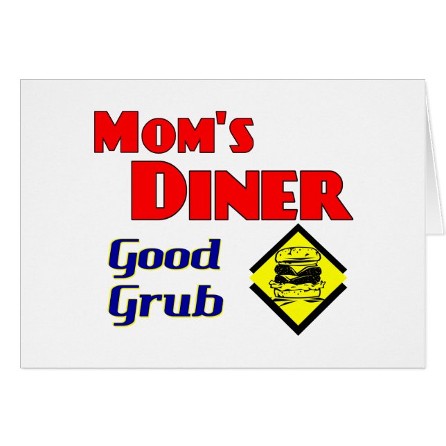 Mum's Diner Good Grub Retro Restaurant (Front Horizontal)