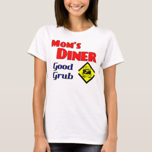 Mum's Diner Good Grub Retro Restaurant T-Shirt