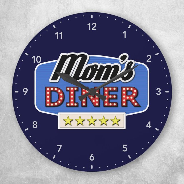 Mum's Diner - Kitchen Wall Clock (Creator Uploaded)
