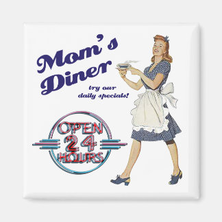 Mum's Diner Magnet
