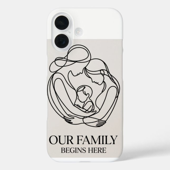 Mums expecting a baby  Case-Mate iPhone case (Back)