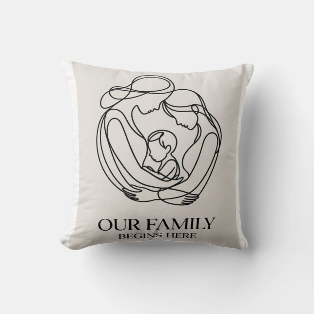 Mums expecting a baby  cushion (Front)