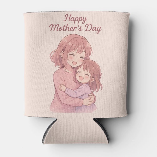 Mum's Favourite Colour Mother's Day Card Can Cooler (Front)