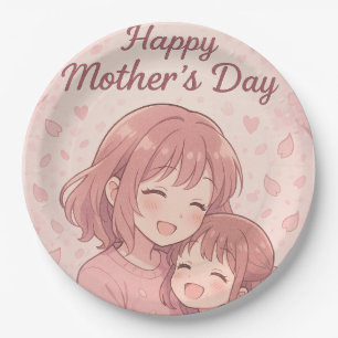 Mum's Favourite Colour Mother's Day Card Paper Plate