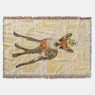 Mums Fawn & Little Bird Throw Blanket
