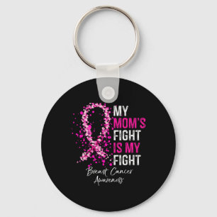 Mum's Fight Is My Fight Breast Cancer Awareness Gi Key Ring