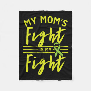 Mum's Fight Is My Fight Kidney Disease Awareness 1 Fleece Blanket