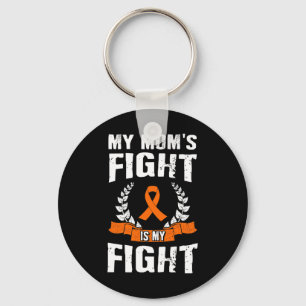 Mum's Fight Is My Fight Leukaemia Awareness 1 Key Ring
