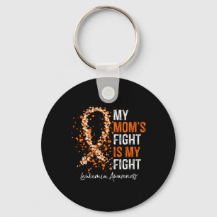Mum's Fight Is My Fight - Leukaemia Awareness Gift Key Ring