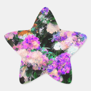 Mum's Flower Garden Star Sticker