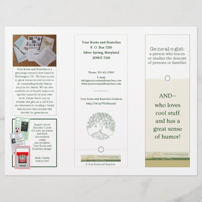 Mum's Genealogy Brochures PNG (Front)