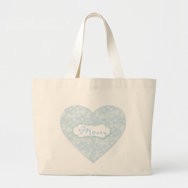 Mum's Heart Tote Bag (Front)