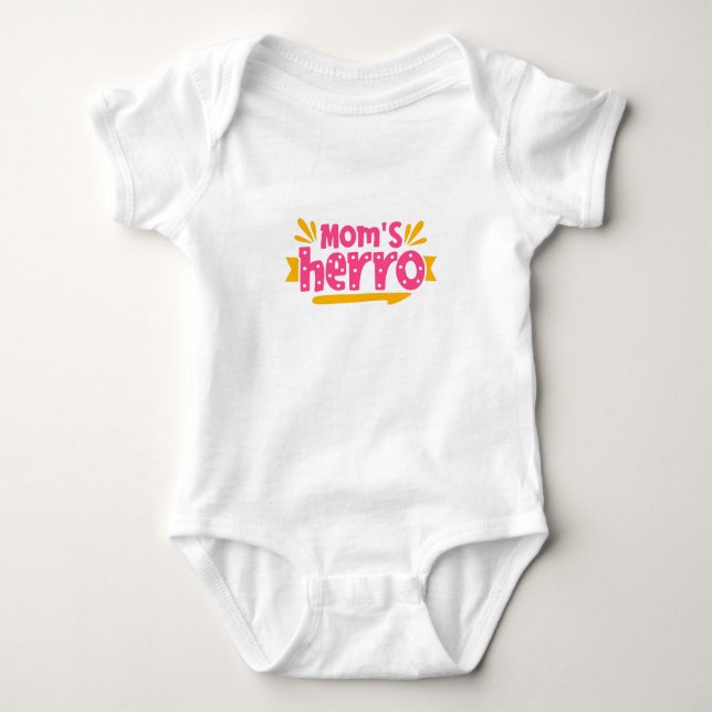Mum's Herro Baby Bodysuit (Front)