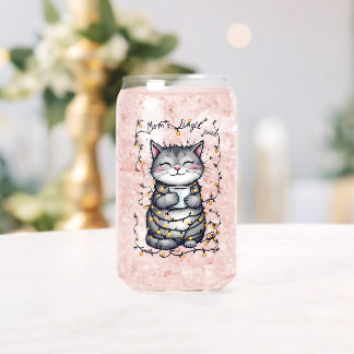 Mum's Jingle Juice Can Glass