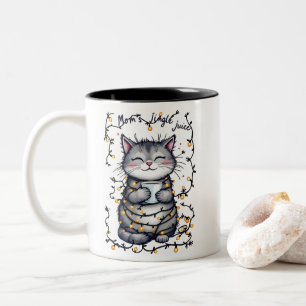 Mum's Jingle Juice Two-Tone Coffee Mug