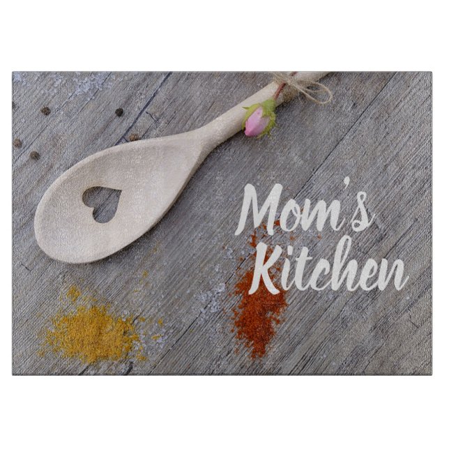 Mum's Kitchen Cutting Board (Front)