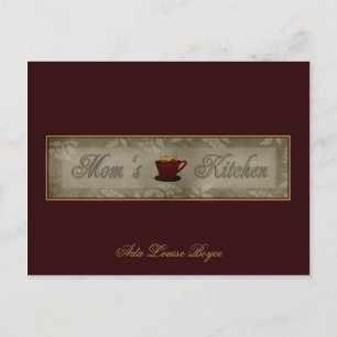 Mum's Kitchen Recipe Cards