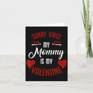 Mum's Little Valentine Sweetheart Family Love Funn Card